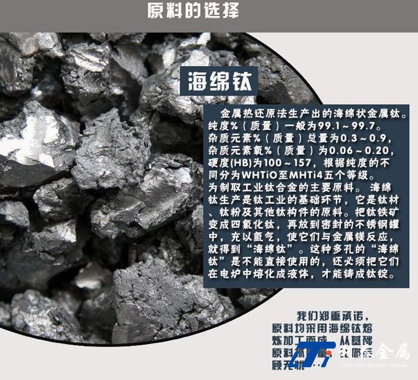 鈦錠、鈦合金錠、鋯/鎳錠